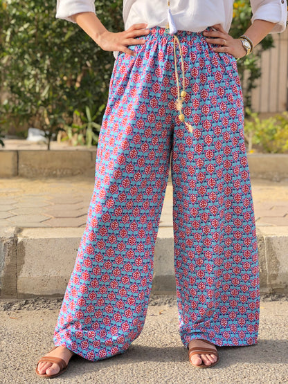Wide Turquoise Pants - SW