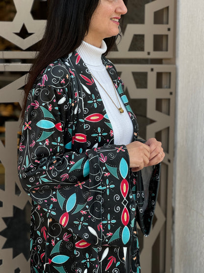 Black Mystic Velvet Kimono - SW