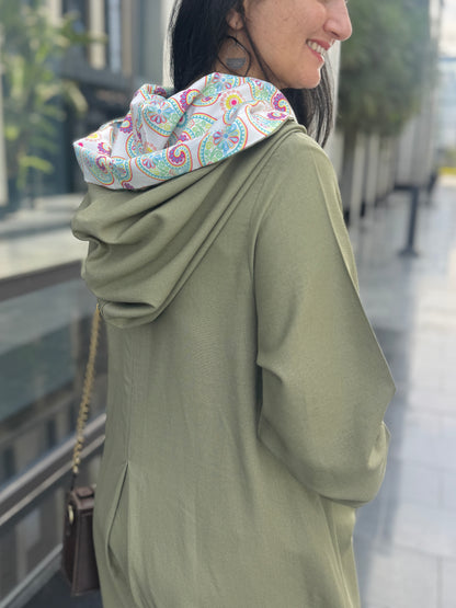 Olive Hooded Dress - SW