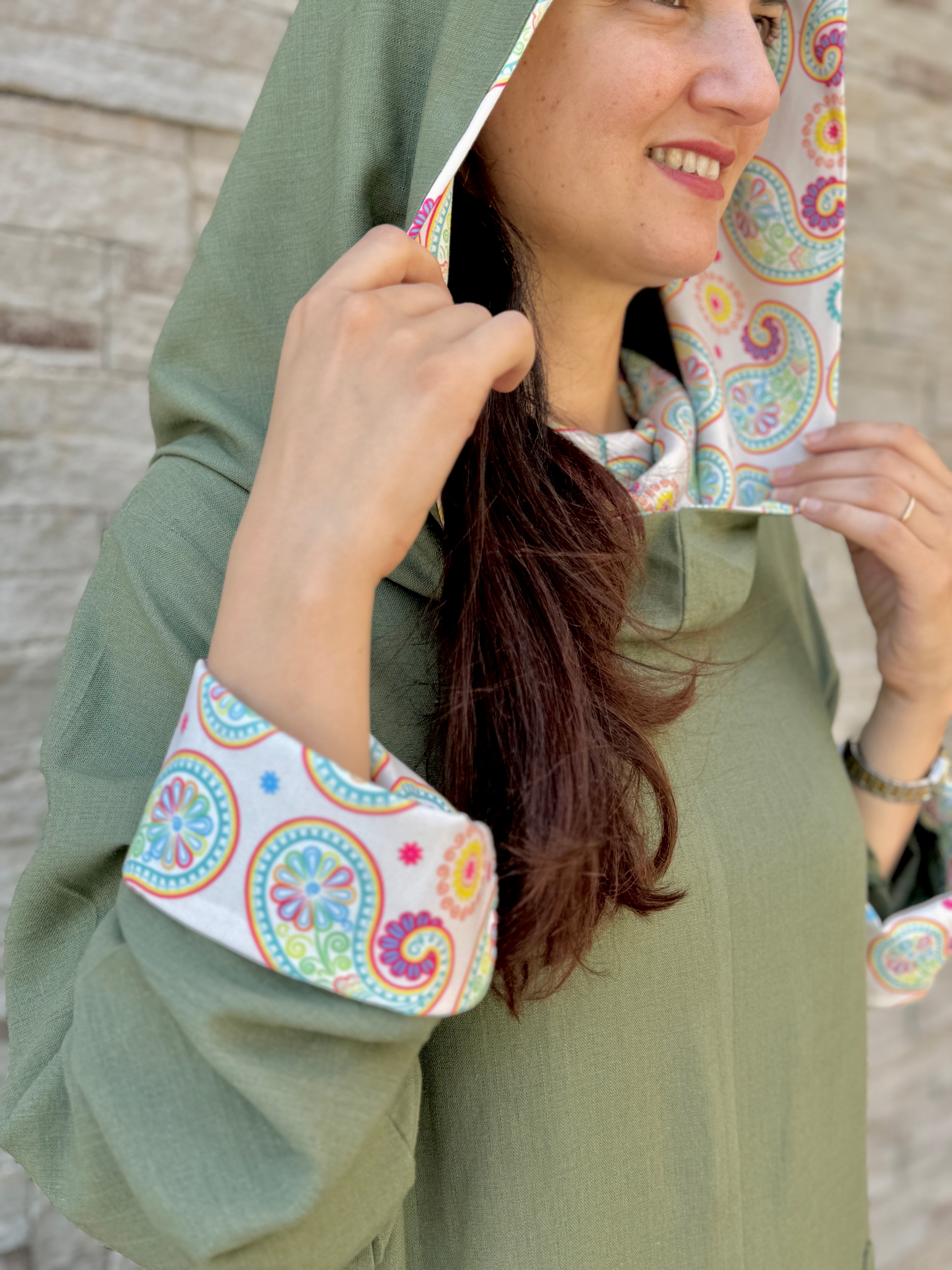 Olive Hooded Dress - SW