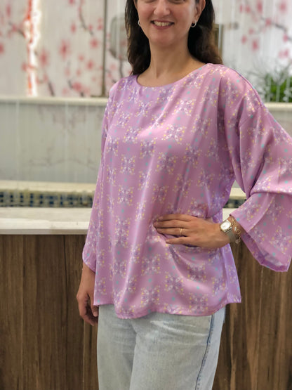 Silk-Satin Blouse - SW