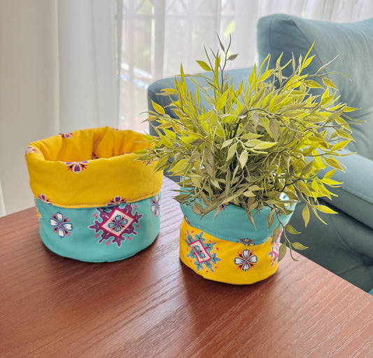 Set of 2 Fabric-Boxes 15246