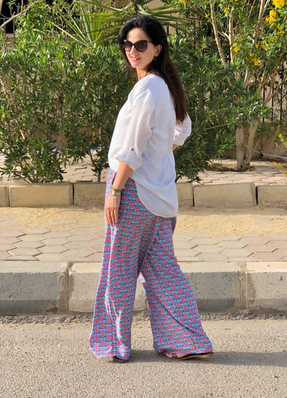 Wide Turquoise Pants - SW