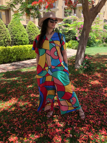 Colorful Jumpsuit-Dress - SW