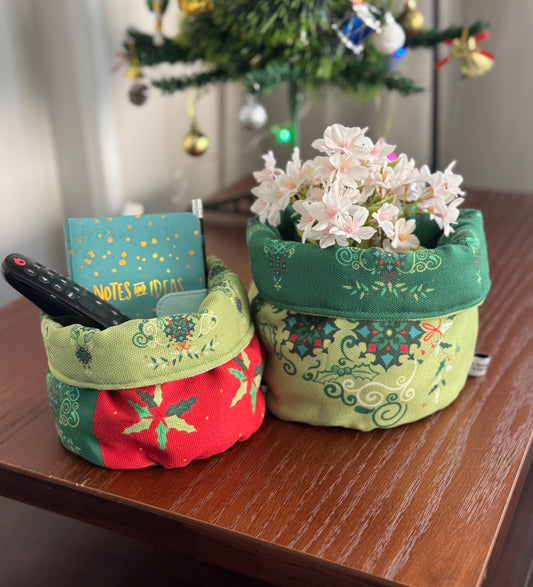 Set of 2 Fabric-Boxes 152CRI-26