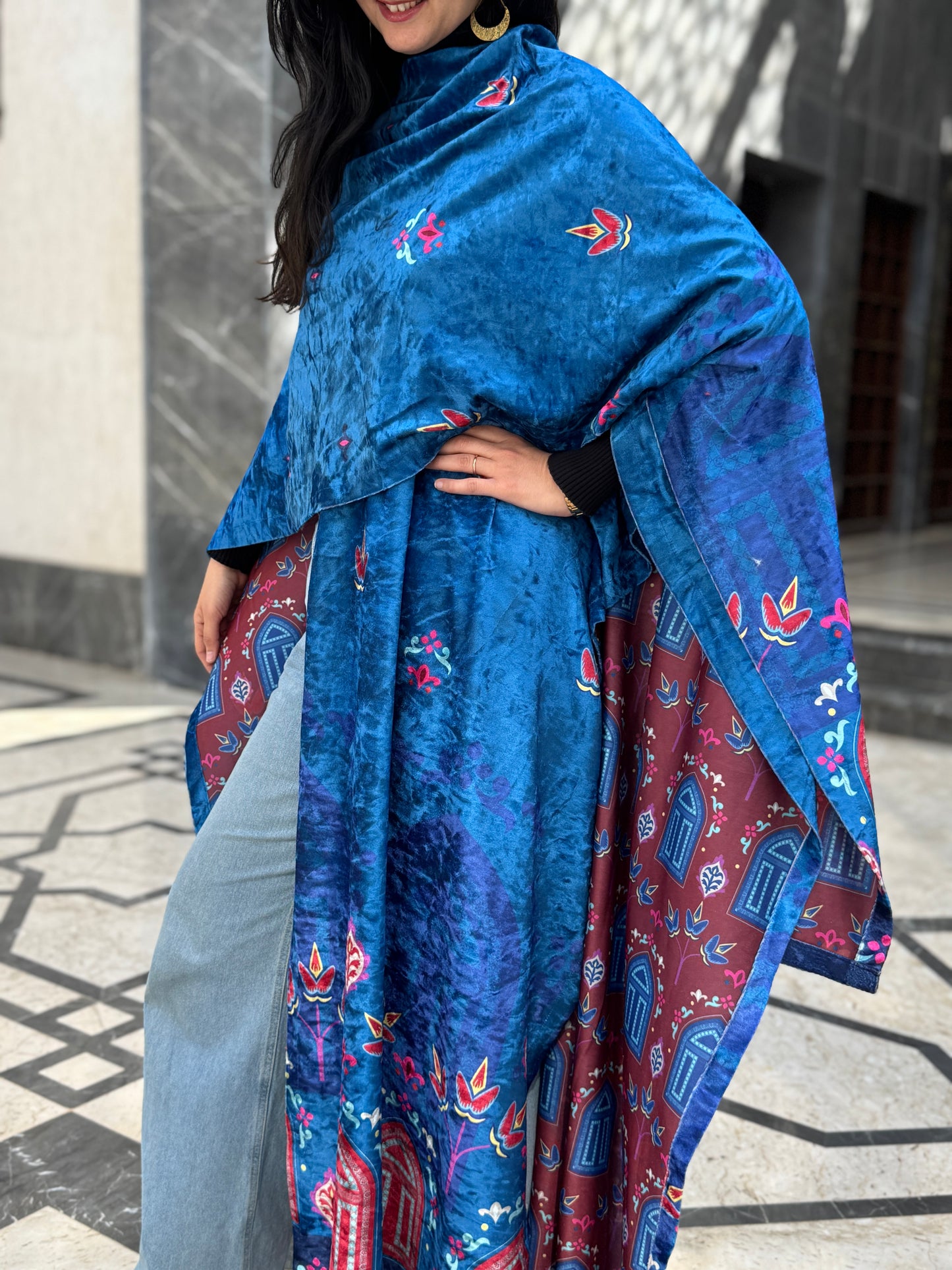 Abwab Cape Shawl - SW