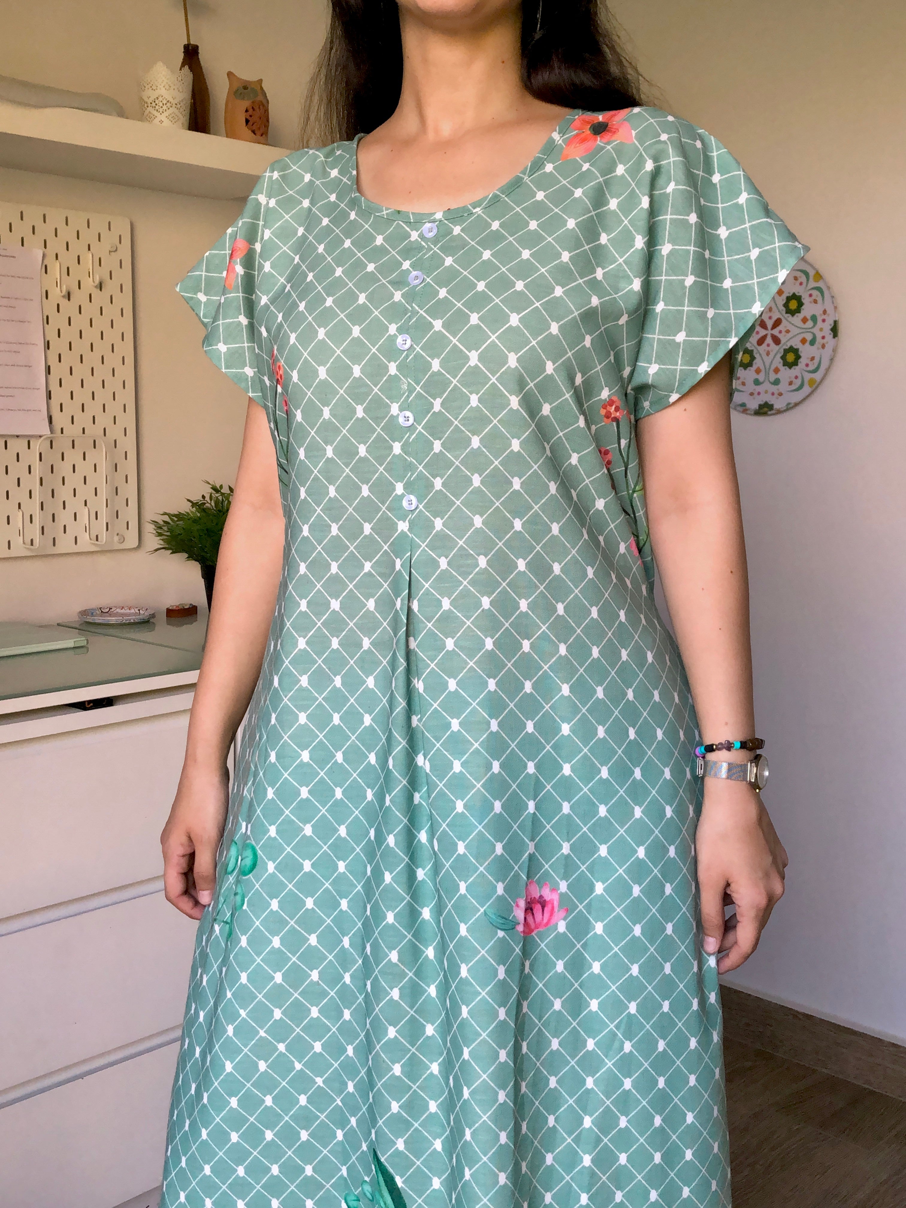 Palastine Dress Green - SW