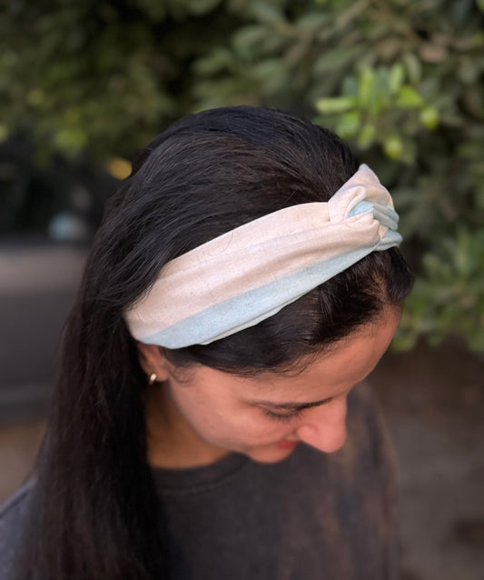 Headband - Off-White blue