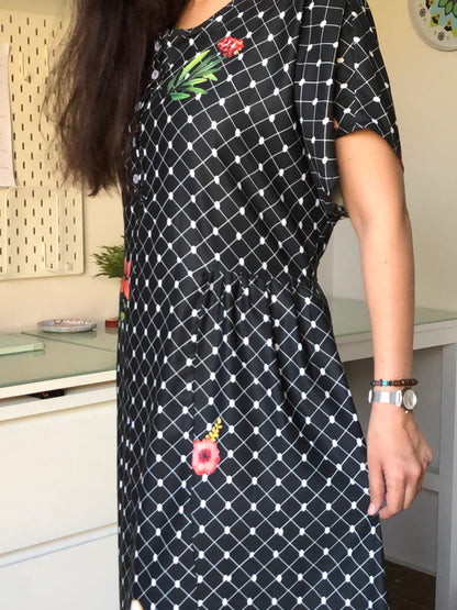 Palastine Black Dress - SW