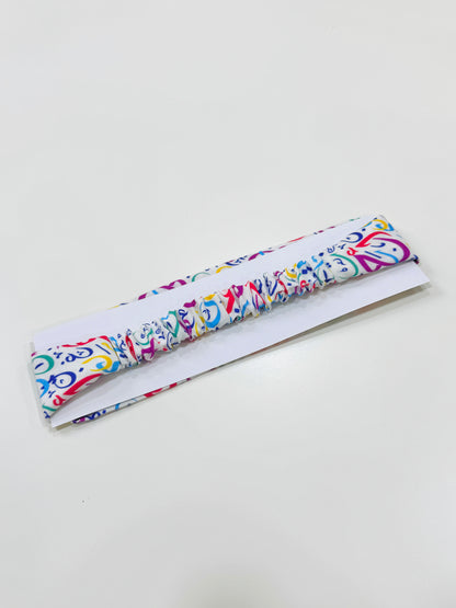 Headband - Arabic letters White