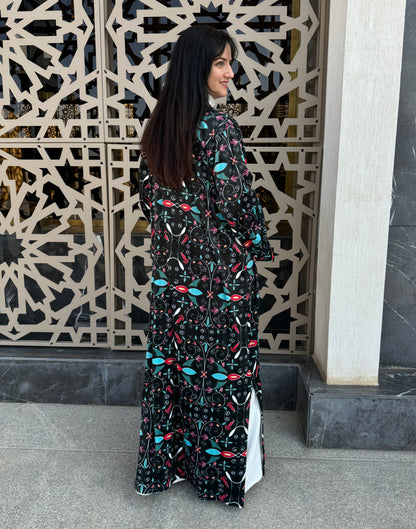 Black Mystic Velvet Kimono - SW