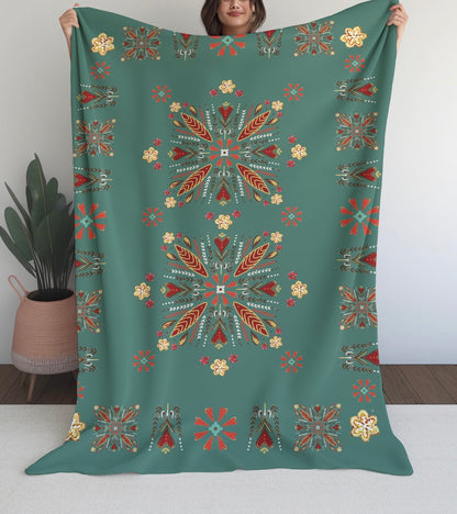 Quilted Wool Blanket 152CRI-25 A