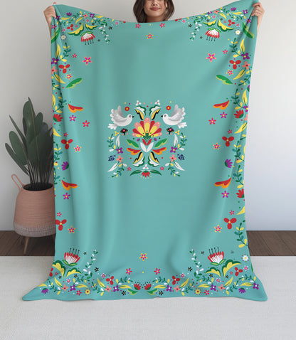 Quilted Wool Blanket 15270 A