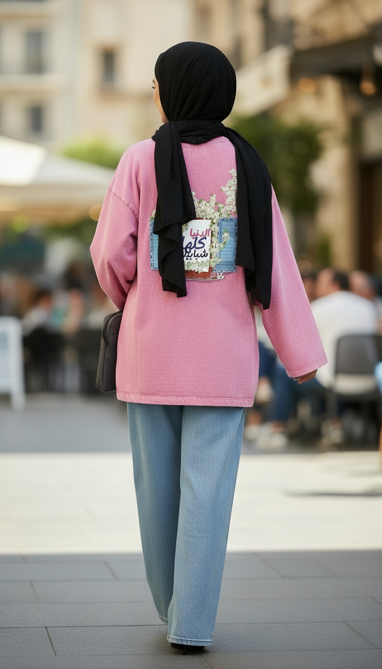 Long Sleeve Washed Shababek - SW