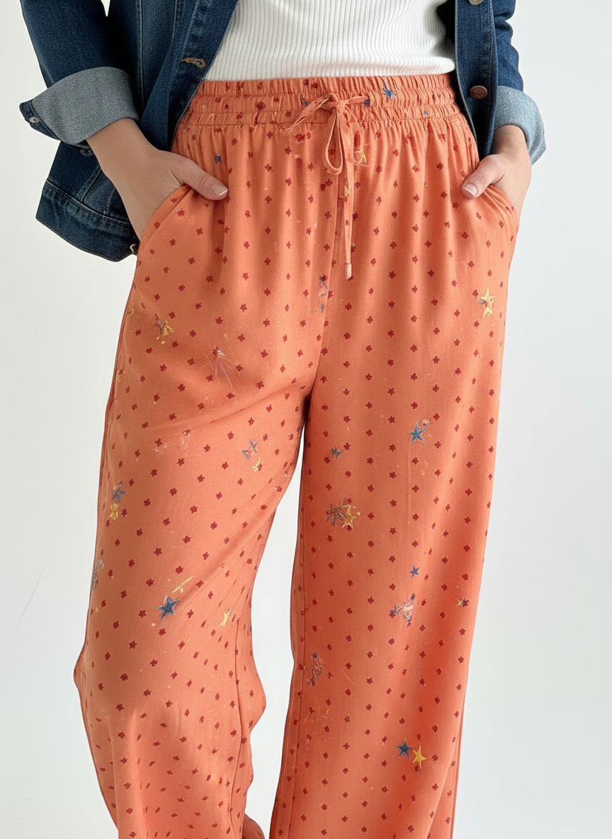 Peachy Star Pants - SW