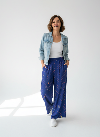 Blue Meadow Pants - SW