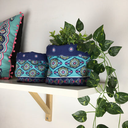 Set of 2 Fabric-Boxes 15263