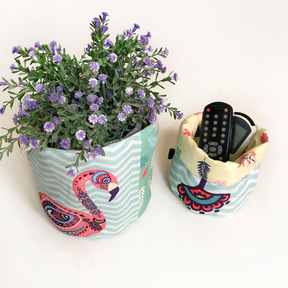 Set of 2 Fabric-Boxes 1525F