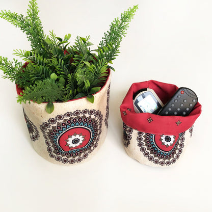 Set of 2 Fabric-Boxes 15237