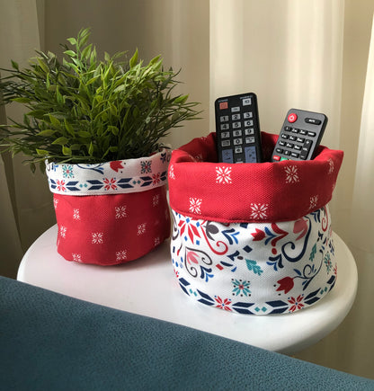 Set of 2 Fabric-Boxes 152CRI